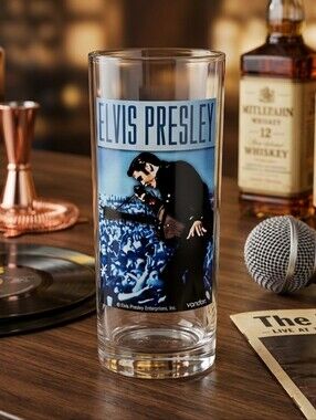 3/$15 MUGS! Vintage Elvis Presley Vandor 10oz Collector Glass Rare - Rock & Roll